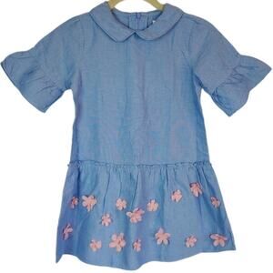 Hatley Pop Up Floral Shirt Dress Girls Size 8 NWT